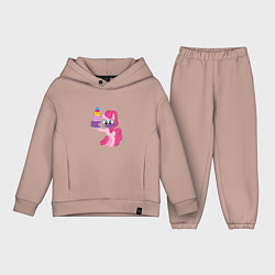 Детский костюм оверсайз My Little Pony Pinkie Pie, цвет: пыльно-розовый