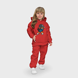Детский костюм оверсайз Friday Night Funkin Bomb kid, цвет: красный — фото 2