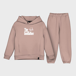 Детский костюм оверсайз Крестный отец, цвет: пыльно-розовый