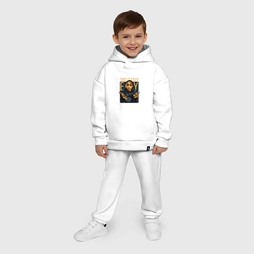 Детский костюм оверсайз This is Easy Khaby Lame / Белый – фото 4