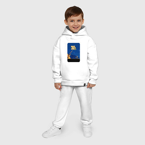 Детский костюм оверсайз GTA 5 / Белый – фото 4