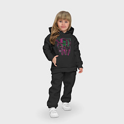 Детский костюм оверсайз Майнкрафт скелет лучник, цвет: черный — фото 2