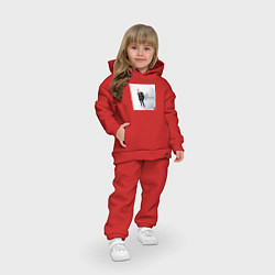 Детский костюм оверсайз Платина - Sosa Muzik, цвет: красный — фото 2