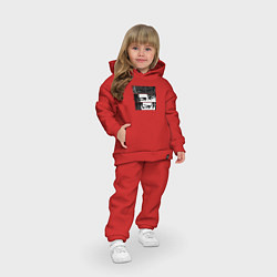Детский костюм оверсайз Леви Аккерманатака титанов, цвет: красный — фото 2
