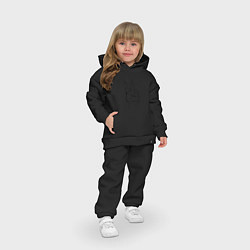 Детский костюм оверсайз ЛАПА МИР Z, цвет: черный — фото 2
