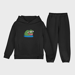 Детский костюм оверсайз Pepe happy Пепе хеппи, цвет: черный