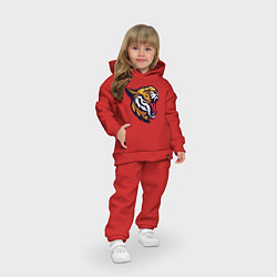 Детский костюм оверсайз Roar - Tiger, цвет: красный — фото 2