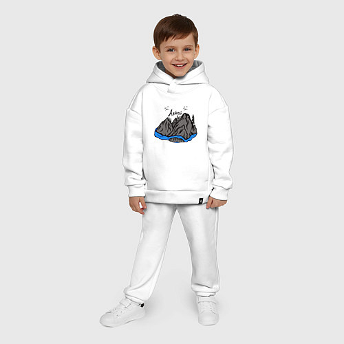 Детский костюм оверсайз Altay 1 / Белый – фото 4