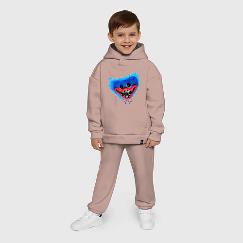Детский костюм оверсайз Huggy Wuggy / Пыльно-розовый – фото 4