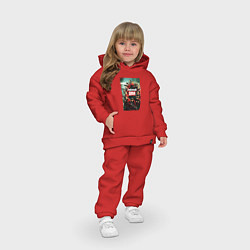 Детский костюм оверсайз MONEY HEIST LA CASA DE PAPEL БУМАЖНЫЙ ДОМ ПОСТЕР, цвет: красный — фото 2