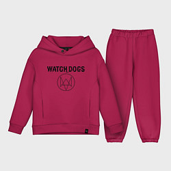 Детский костюм оверсайз Watch Dogs, цвет: маджента