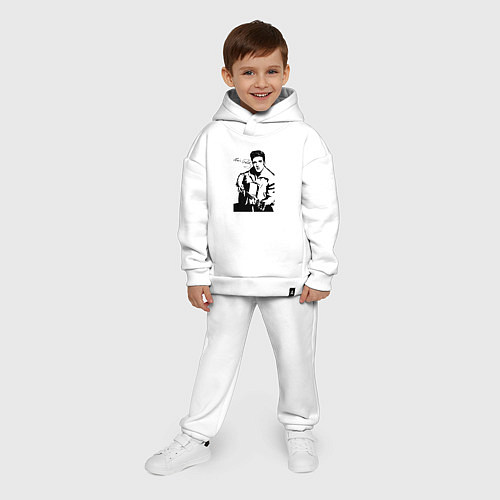 Детский костюм оверсайз Elvis / Белый – фото 4