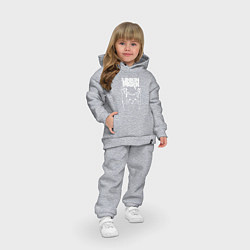 Детский костюм оверсайз Linkin Park, Линкин Парк, Рок кот, цвет: меланж — фото 2