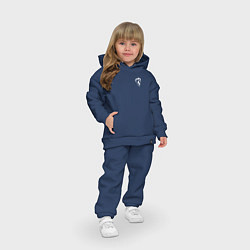 Детский костюм оверсайз VOLVO логотип лось, цвет: тёмно-синий — фото 2