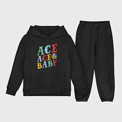 Детский костюм оверсайз Ace Ace Baby, цвет: черный