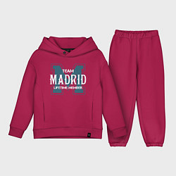 Детский костюм оверсайз Team Madrid, цвет: маджента
