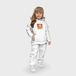 Детский костюм оверсайз Сюдзи Хамма арт, цвет: белый — фото 2