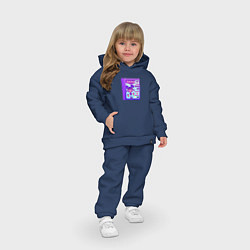 Детский костюм оверсайз Персонаж из COSMONIOUS HIGH - PENK, цвет: тёмно-синий — фото 2
