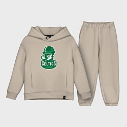 Детский костюм оверсайз Celtics Team, цвет: миндальный