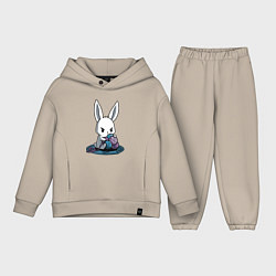 Детский костюм оверсайз Зайчонок обнял клубки The bunny hugged the balls