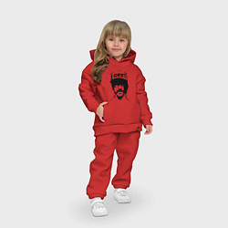 Детский костюм оверсайз Кидис, цвет: красный — фото 2