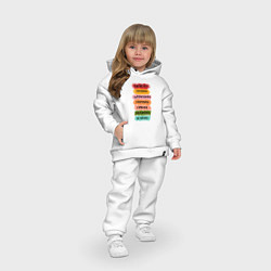 Детский костюм оверсайз Weekdays, цвет: белый — фото 2