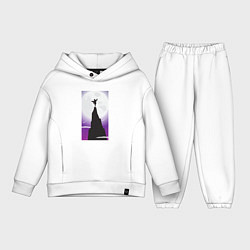 Детский костюм оверсайз КУНГ ФУ НА ФОНЕ ЛУНЫ