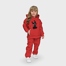 Детский костюм оверсайз Game Hollow Knight, цвет: красный — фото 2