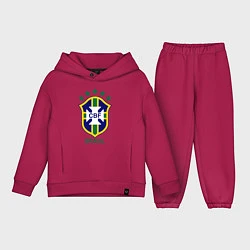 Детский костюм оверсайз Brasil CBF, цвет: маджента