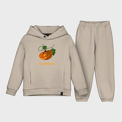 Детский костюм оверсайз Trembling pumpkin, цвет: миндальный