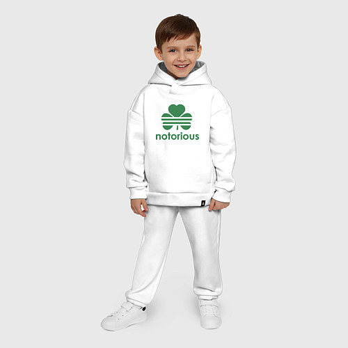 Детский костюм оверсайз Notorious - Ireland / Белый – фото 4