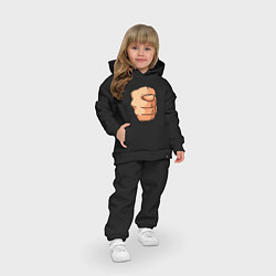 Детский костюм оверсайз Фига - оберег от сглаза, цвет: черный — фото 2