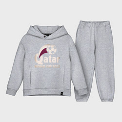 Детский костюм оверсайз World Cup 2022, цвет: меланж