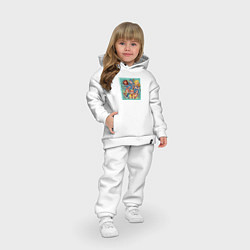 Детский костюм оверсайз Девчонки из Stardew Valley, цвет: белый — фото 2