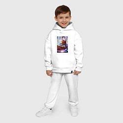 Детский костюм оверсайз Stray Kids Christmas Skzoo, цвет: белый — фото 2