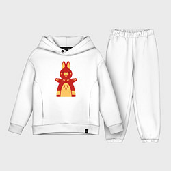 Детский костюм оверсайз Red bunny