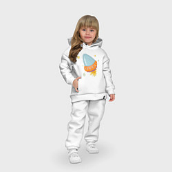 Детский костюм оверсайз Космический корабль, цвет: белый — фото 2