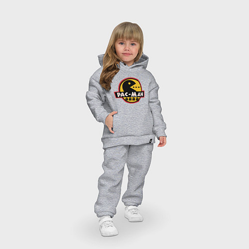 Детский костюм оверсайз Pac-man game / Меланж – фото 3