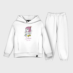 Детский костюм оверсайз Diana - pulp fiction, цвет: белый