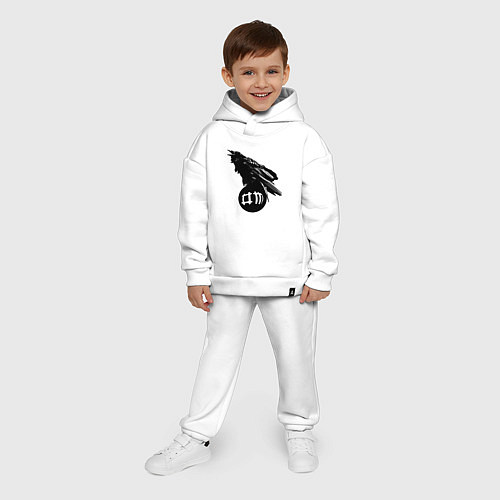 Детский костюм оверсайз DM Raven / Белый – фото 4