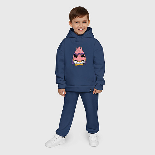 Детский костюм оверсайз Totoro Majin Buu / Тёмно-синий – фото 4