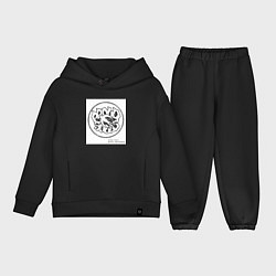 Детский костюм оверсайз Proud Souls, цвет: черный