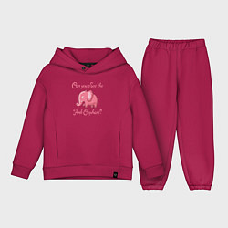 Детский костюм оверсайз Ты видишь розового слона?