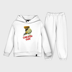 Детский костюм оверсайз Chicken Gun logo