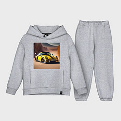 Детский костюм оверсайз Porsche 911, цвет: меланж