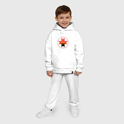 Детский костюм оверсайз Завьяловский район, цвет: белый — фото 2