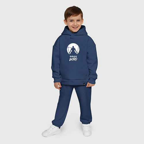 Детский костюм оверсайз Ророноа Зоро / Тёмно-синий – фото 4