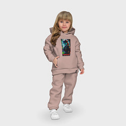 Детский костюм оверсайз Roblox avatar, цвет: пыльно-розовый — фото 2