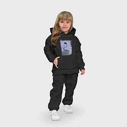 Детский костюм оверсайз Просто Леви - Атака титанов, цвет: черный — фото 2