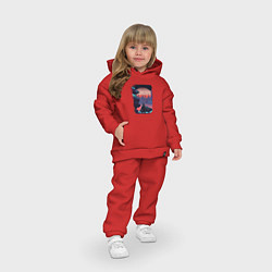 Детский костюм оверсайз 8-bit fantasy, цвет: красный — фото 2